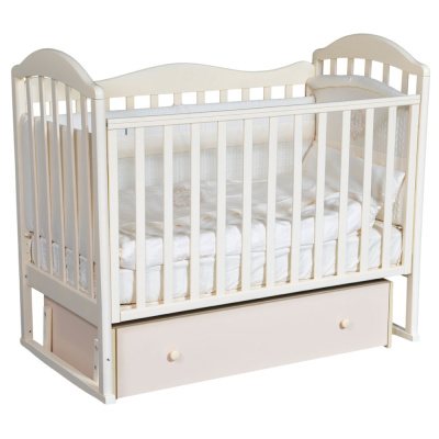 Детская кроватка-маятник Антел Анита 9 слоновая кость